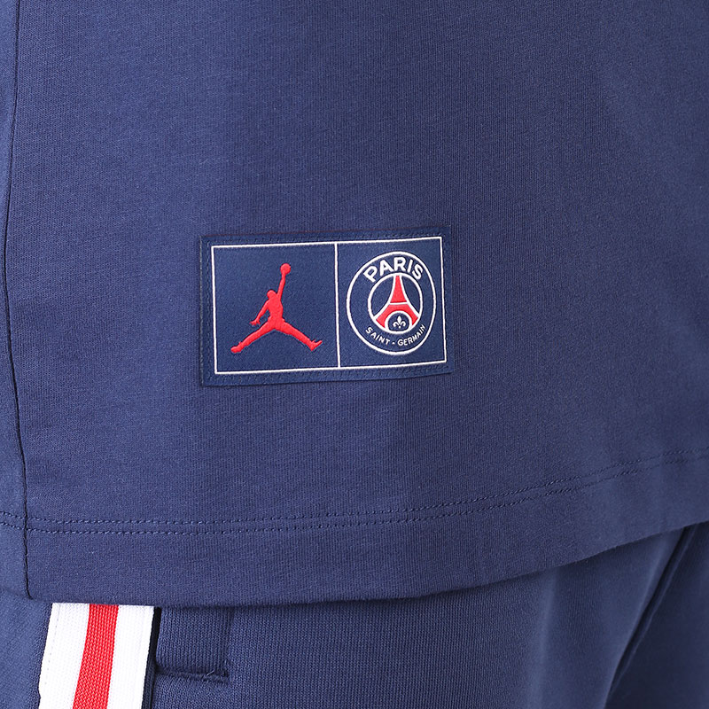 Мужская футболка Jordan Paris Saint-Germain Logo T-Shirt (DB6514-410)  - цена, описание, фото 4